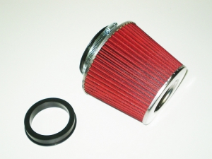 Air filter 89mm with inserts ø 85mm, 75mm, 70mm, and 60mm.