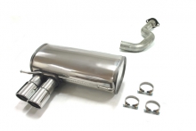 Sports Exhaust for BMW 325i, 330i E90 / E91 / E92 70mm made of stainless steel with EC approval (no registration required)